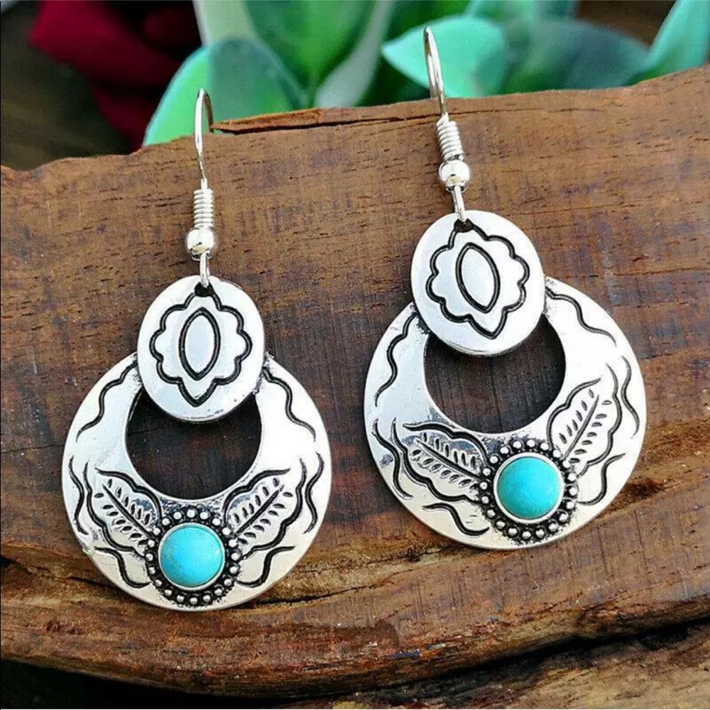 3/$20 Western Concho Earrings